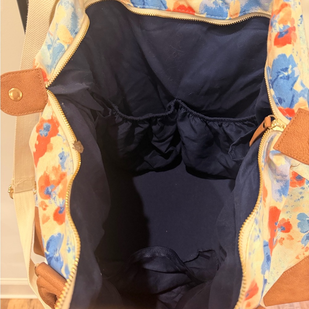 Floral Canvas Weekender - Picture 2 of 2